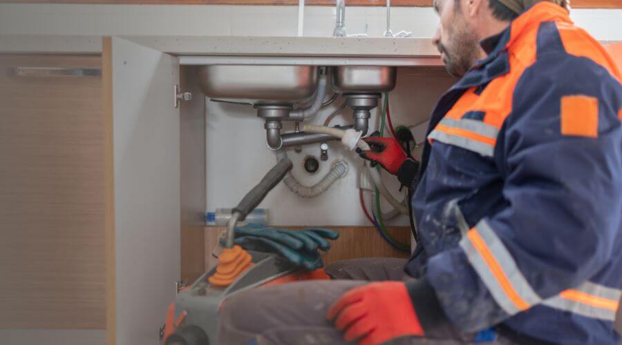 Professional slab leak plumber services in Cement City, MI